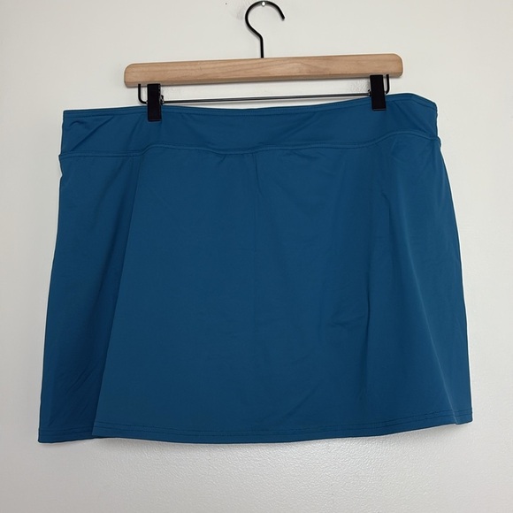 Lands End Women’s Swim Skort Teal Size 18 - Picture 4 of 7